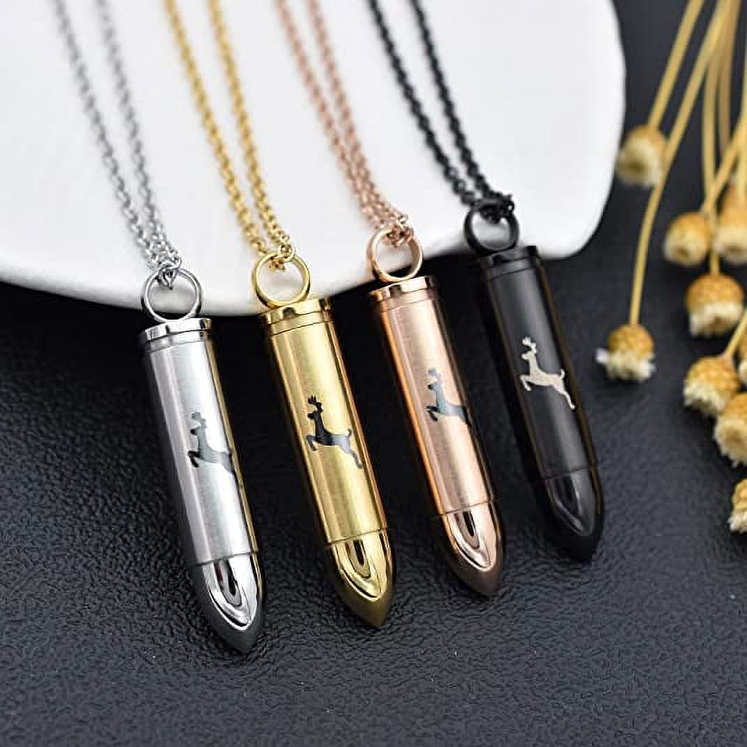 Bullet Urn Necklace Mens Cremation Jewelry for Ashes, Necklace for Ashes,  Ashes Holder by LNG - Etsy Ireland